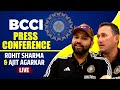 BCCI PC LIVE- Rohit Sharma & Ajit Agarkar PC India's squad for T20 World Cup