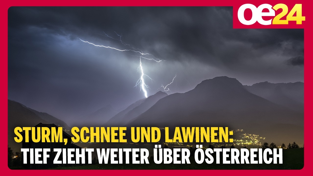 Sturm, Schnee und Lawinen: Tief zieht weiter über Österreich