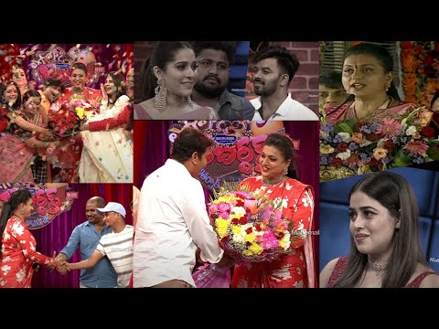 Roja burst into tears; Extra Jabardasth team felicitates Roja after she became a minister