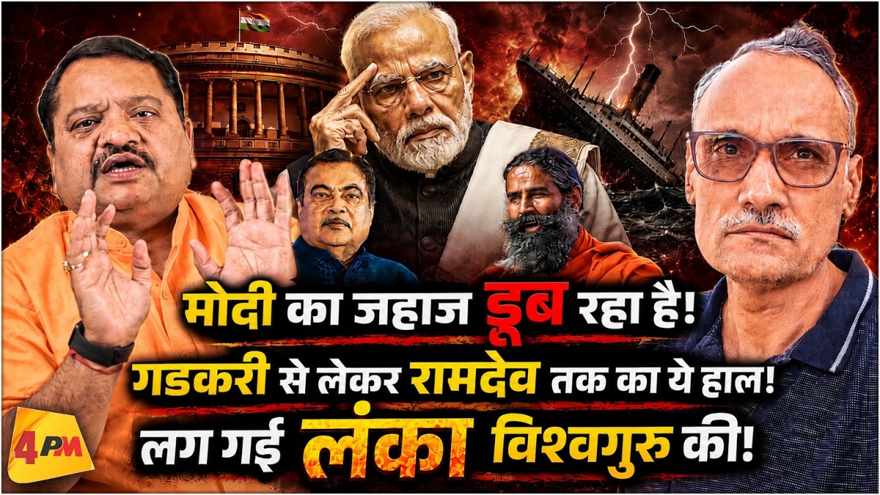 मोदी का जहाज डूबा, गडकरी से रामदेव तक क्यों बढ़ी बेचैनी! || Modi || Gadkari || Baba RamDev
