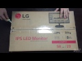 Распаковка монитора LG 23mp57d-p