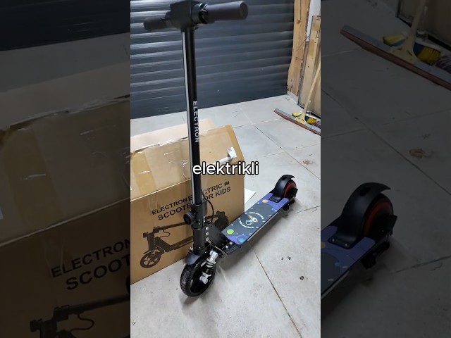 ELEKTRİKLİ SCOOTER HEDİYE EDİYORUM!