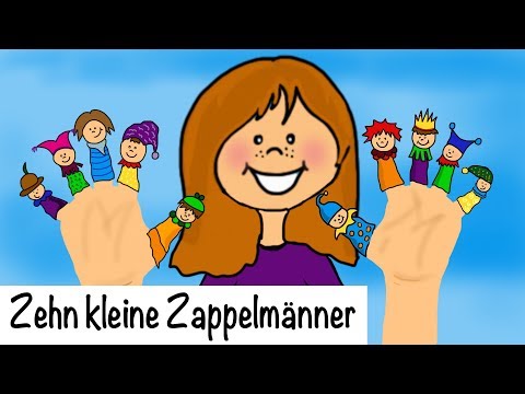 🎵 Zehn kleine Zappelmänner - Kinderlieder deutsch | Kinderlieder zum Mitsingen - muenchenmedia