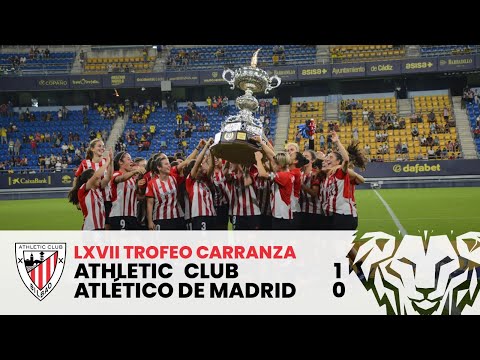 ⚽ RESUMEN I Athletic Club 1-0 Atlético de Madrid I LXVII Trofeo Ramón de Carranza I Laburpena