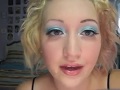  CINDERELLA Disney Princess Inspired Makeup Tutorial Icy Blue False Lashes