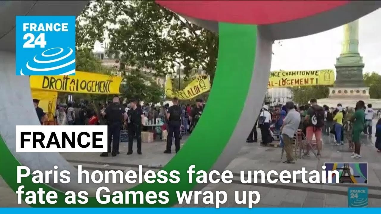 Paris homeless face uncertain fate as Games wrap up • FRANCE 24 English