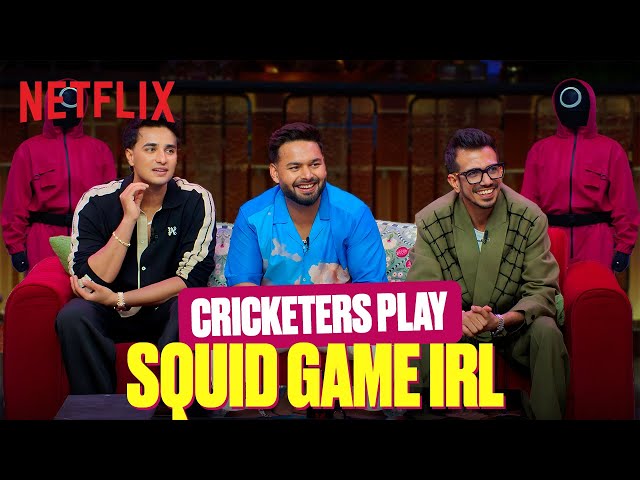 Rishabh Pant, Yuzi Chahal & Abhishek Sharma HILARIOUSLY PLAY Squid Game with Kapil 🤭 | #TGIKS