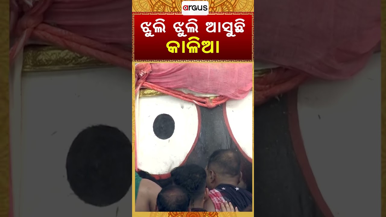 ଝୁଲି ଝୁଲି ଆସୁଛି କାଳିଆ | Lord Jagannath Divine Pahandi | Snana Yatra 2026 | Odisha News | Argus News