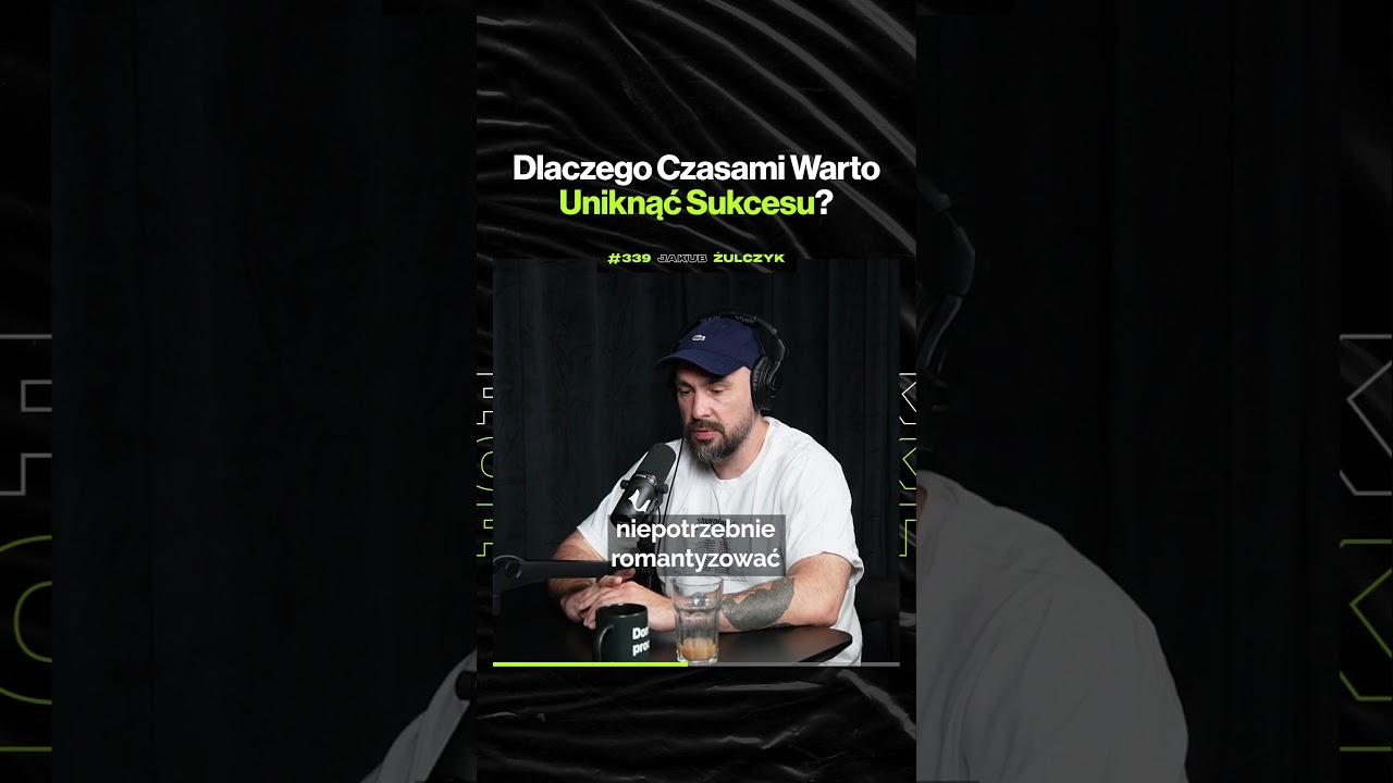 Dlaczego Czasami Warto Uniknąć Sukcesu – ft. Jakub Żulczyk (premiera w niedzielę o 19:00) @poodwyku