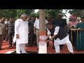 Bihar CM Nitish Kumar ties Rakhi to a Tree