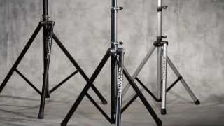 Ultimate Support TS-80B Aluminum Tripod Speaker Stand - Black in action - learn more
