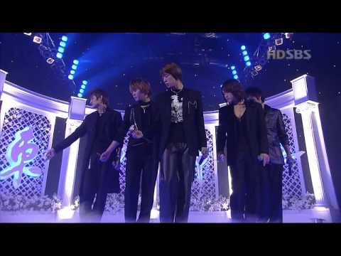 DBSK comeback - Tri-Angle + Miduhyo 믿어요 (inkigayo) 20041010