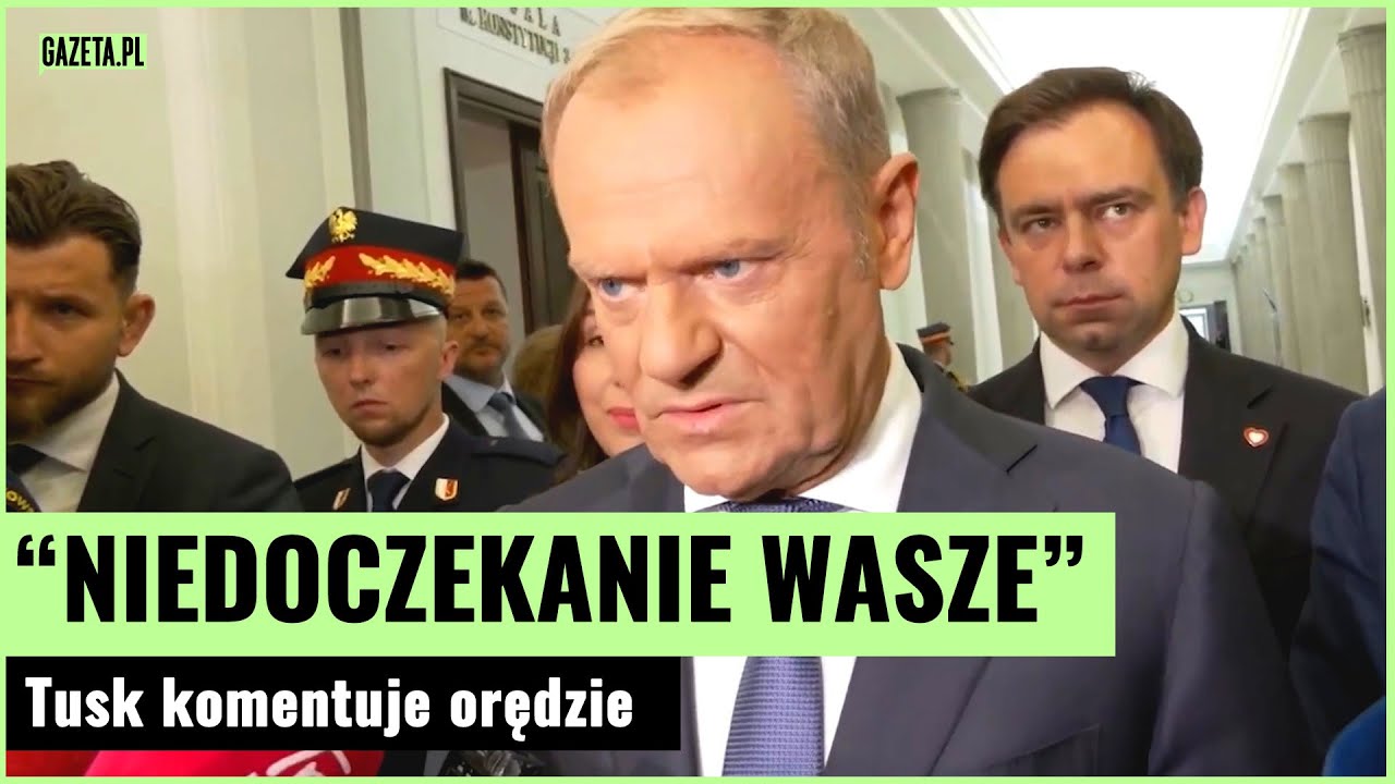 Tusk na gorąco ocenił orędzie Nawrockiego. Wspomniał o nerwach Kaczyńskiego | Gazeta.pl