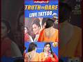లైవ్ లో టాటూ వేయించుకున్న ప్రియమణి | Priyamani Live Tattoo on Back with permanent Marker #interview