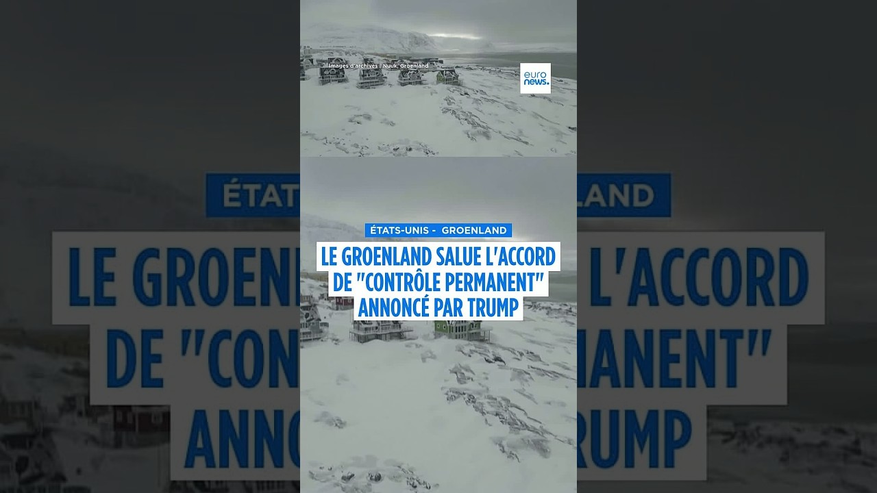 Les États-Unis et le Danemark concluent un accord sur la sécurité du Groenland