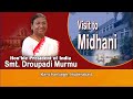 Watch: President Murmu's visit to Midhani, Hyderabad