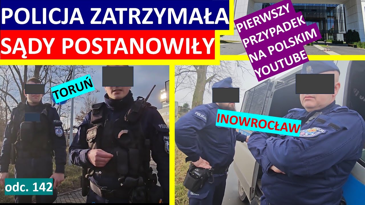 Zatrzymała mnie policja, Sądy zdecydowały - pierwszy taki przypadek na polskim YouTube. #142