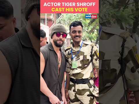 Bollywood Celebrities Voting Actor Tiger Shroff cast his vote  511 views  play Short