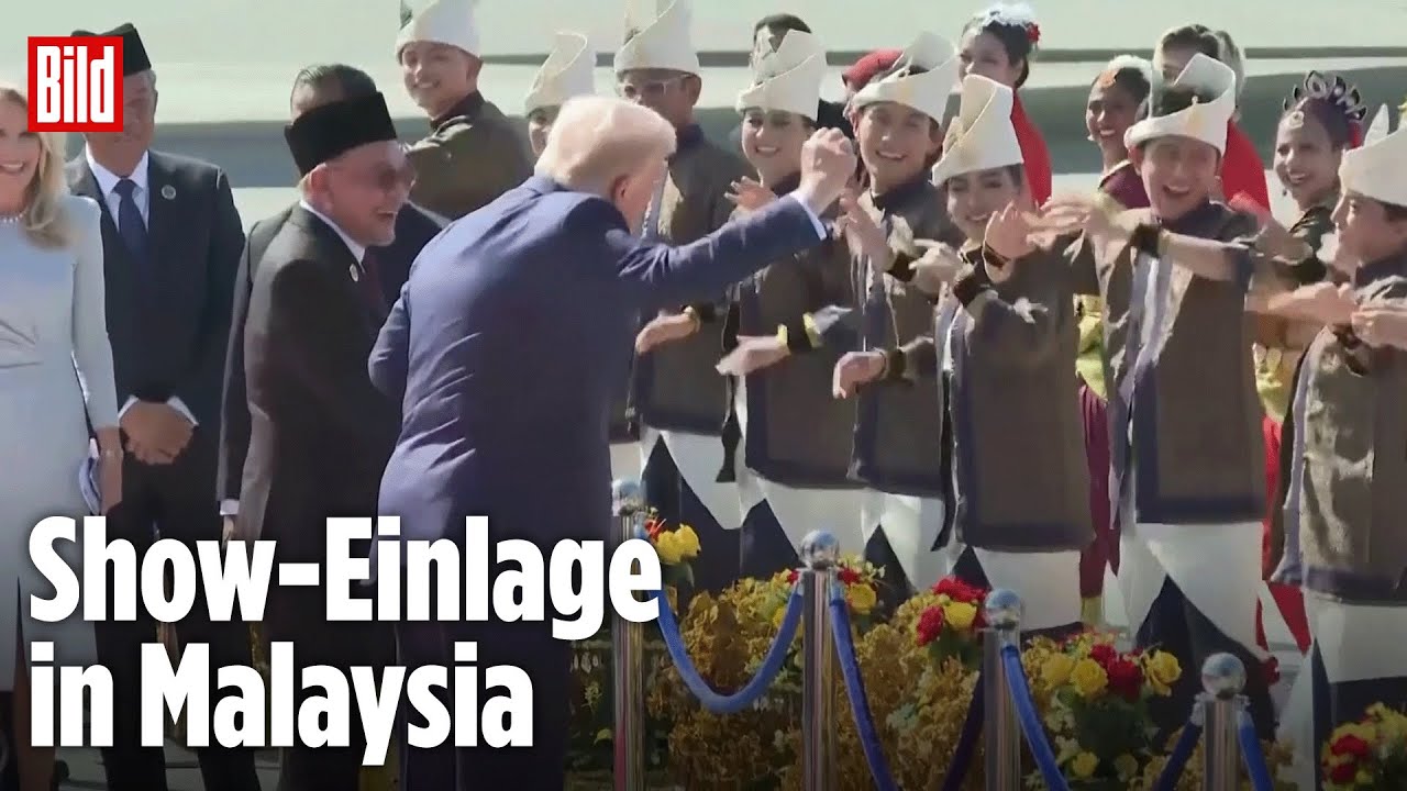 Malaysia: Auf einmal fängt Trump an zu tanzen