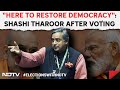 Shashi Tharoor After Voting In Lok Sabha Polls Phase 2: “We’re Here To Restore Democracy