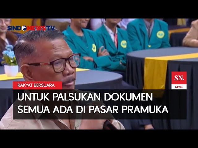 Eks Anggota BIN Ungkap untuk Palsukan Dokumen Semua Ada di Pramuka| Rakyat Bersuara | 1/7|