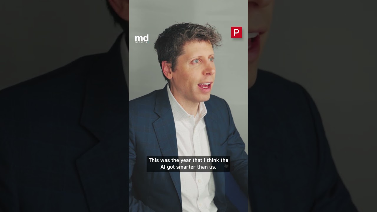 Sam Altman: 'The AI got smarter than us'