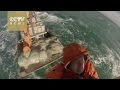 Rescue effort in high-seas caught on camera