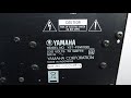 Yamaha active home theatre surround sound subwoofer speaker YST-FSW100
