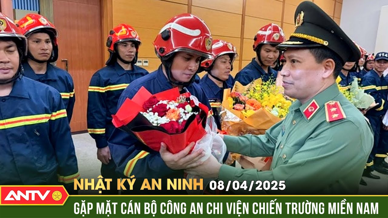 Thứ trưởng Lê Văn Tuyến đón Đoàn CNCH Bộ Công an trở về từ Myanmar | Nhật ký an ninh ngày 8/4 | ANTV