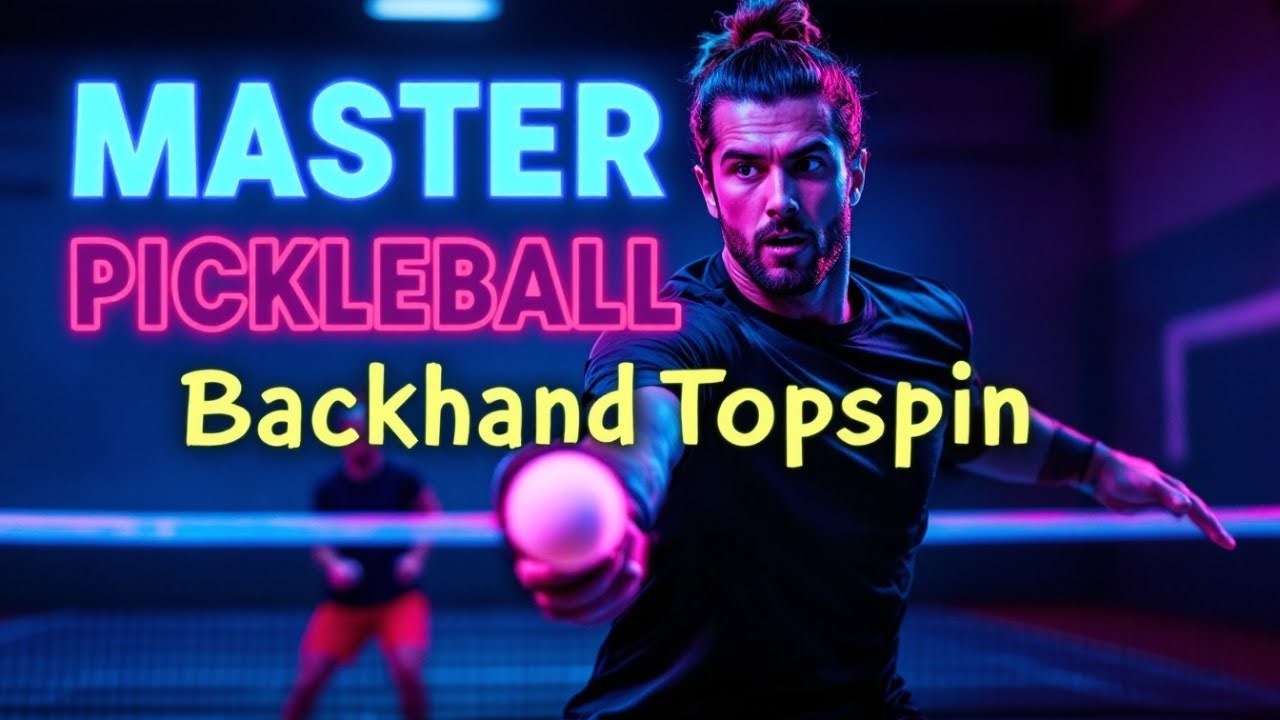 Improve Pickleball Backhand Topspin Fourth Shot Volleys