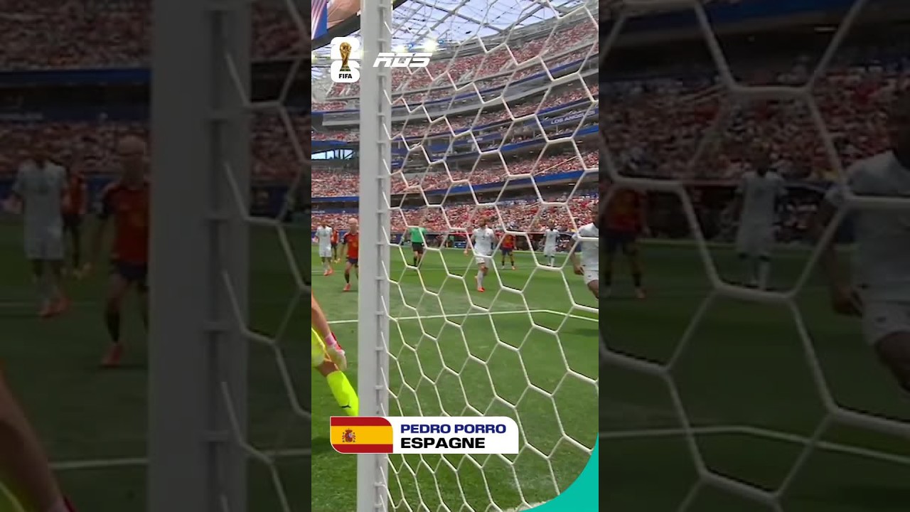 Pedro Porro double l'avance de l'Espagne! 👀 #fifaworldcuponyt