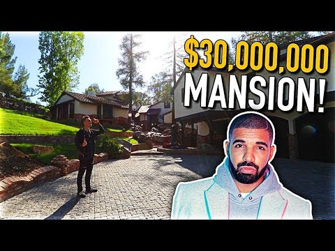 VISITING DRAKE'S $30 MILLION MANSION!! (INSANE)