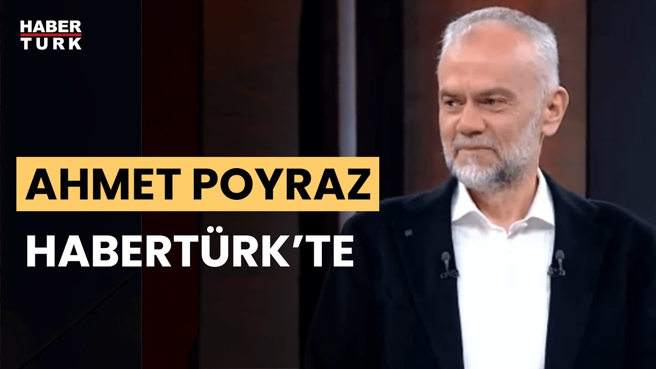 #CANLI - Çekmeköy Belediye Başkanı Ahmet Poyraz Habertürk'te
