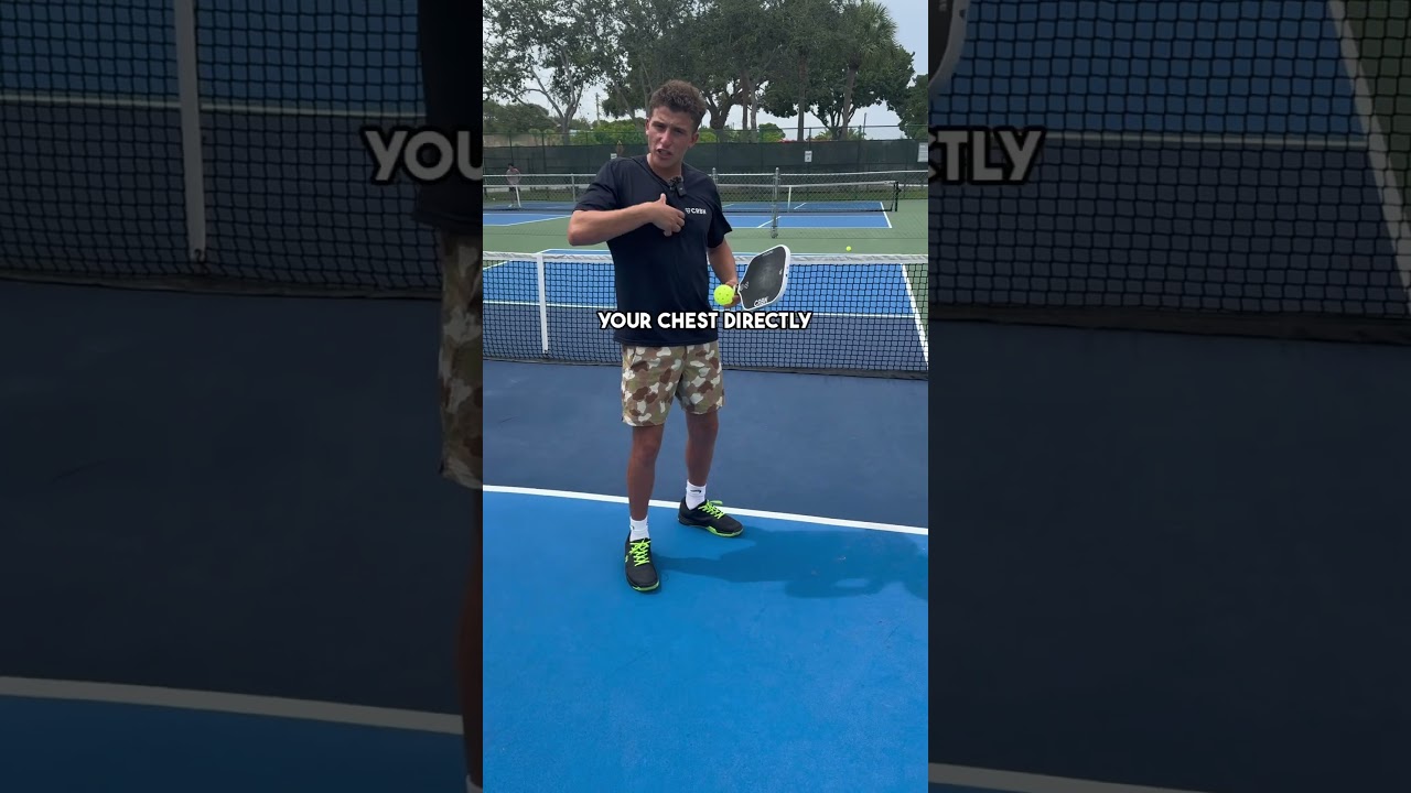 Struggling getting beat down the sideline? #pickleball #pickleballtips