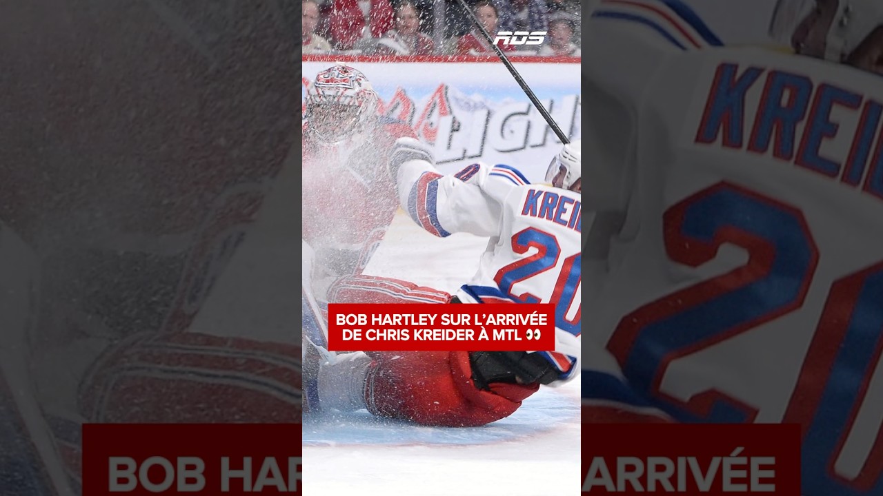 « Est-ce qu’on peut oublier l’incident Price » - Bob Hartley sur la signature de Chris Kreider 👀