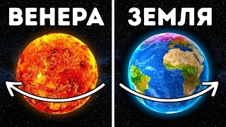 Почему Венера вращается в обратную сторону