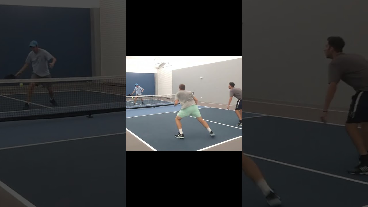 ATP BLOCK AND CHAOS AFTER #pickleballrocks #pickleballdoubles #tennis #badminton #pickleball