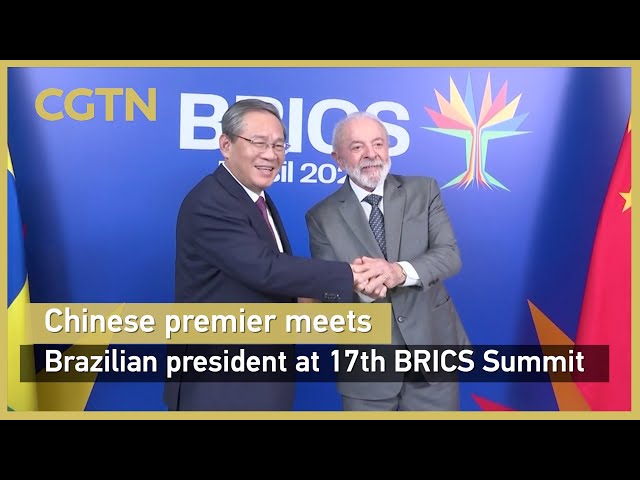 Chinese Premier Li Qiang meets Brazilian President Luiz Inacio Lula da Silva