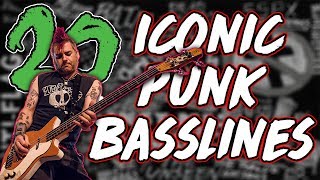 20 Iconic Punk Bass Lines