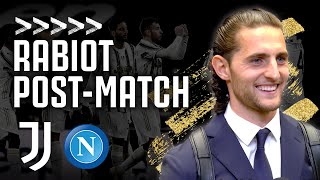 🎙? ADRIEN RABIOT POST-MATCH INTERVIEW | Juventus 2-1 Napoli | Serie A