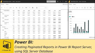 Power BI: Creating Paginated Reports in Power BI Report Server, using SQL Server Database