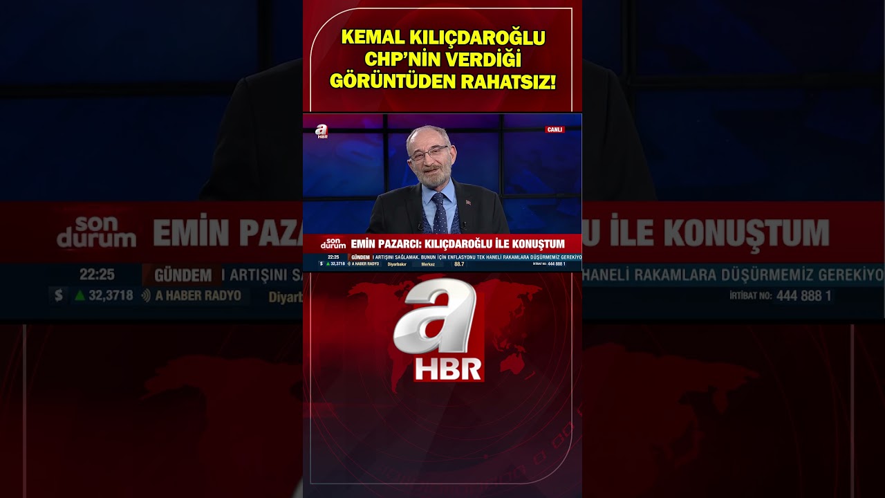 Emin Pazarcı: "Kemal Kılıçdaroğlu CHP'nin Verdiği Görüntüden Rahatsız!" #Shorts