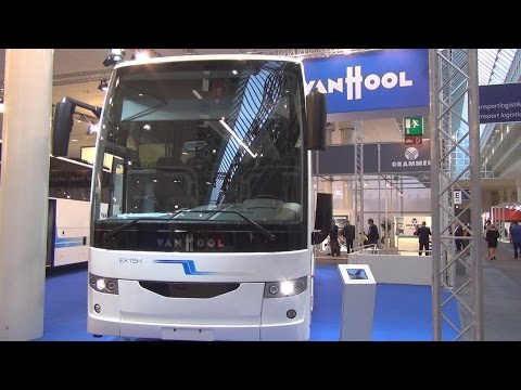 Van Hool EX15H Bus Exterior and Interior in 3D