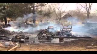 Fire destroys two buildings