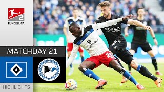 Hamburg On The Rise! | Hamburger SV — Arminia Bielefeld 2-1 | Highlights | MD 21 — Bundesliga 2