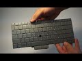 Арт.: 002695. Клавиатура (замена, ремонт) для ноутбука HP EliteBook 2740P silver-gray