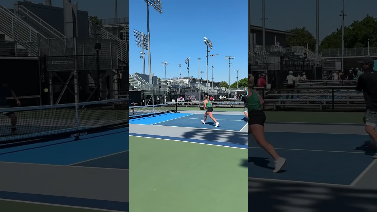 We always love to see a perfectly executed shake & bake! #pickleball #shorts