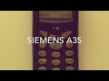 Телефон Siemens A35 обзор легендарный раритетный