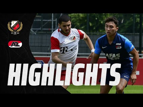 HIGHLIGHTS | Jong FC Utrecht en Jong AZ in balans