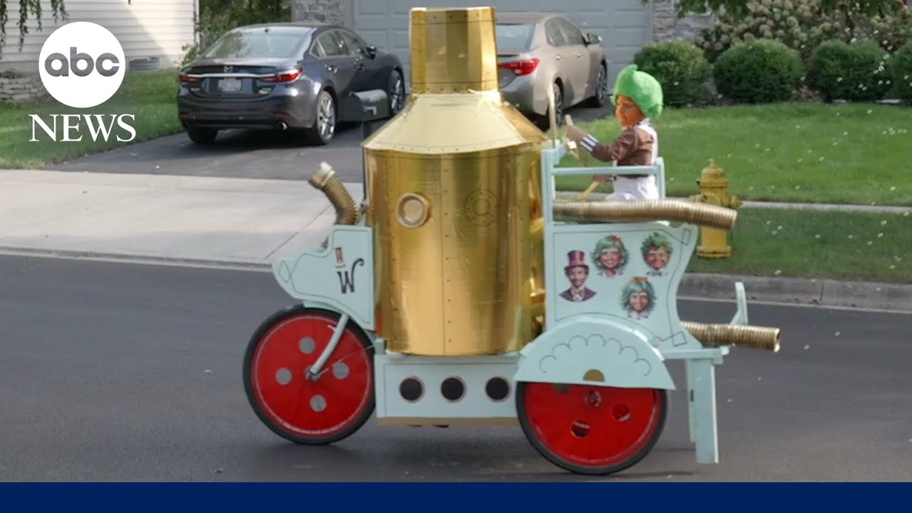 Ohio dad builds Wonka Mobile for ‘magical’ Halloween